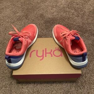 Ryka Coral and Navy Sneakers
